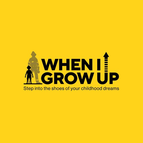 When I Grow Up Logo Design by The Last Hero™