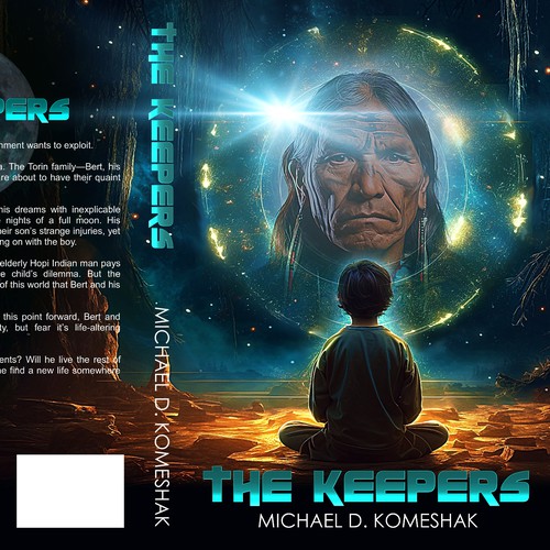 Design a mystical-themed book cover for a story about an astral traveling boy. Design by SusansArt