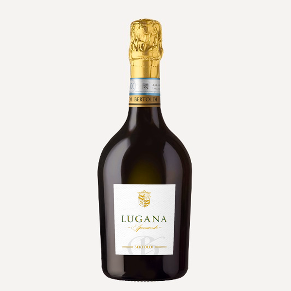 Lugana Spumante- Label for Sparkling Wine from Italy