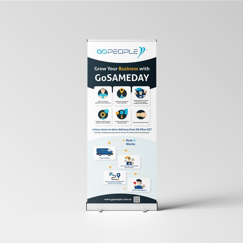 Designs | GoPeople Banners | Signage contest