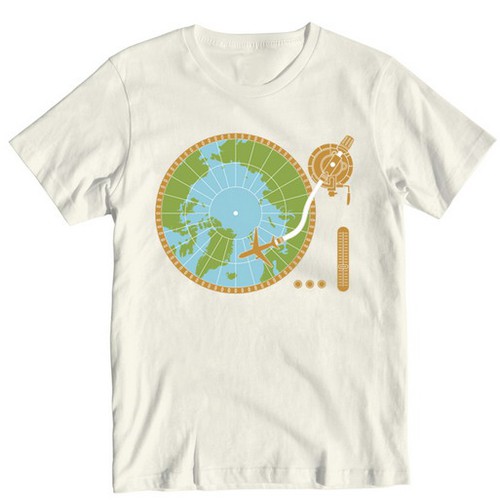 Travel themed T-shirt design