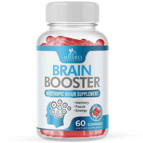 Brain Booster Supplement Design Needed for Nature's Nutrition Design by UnderTheSea™