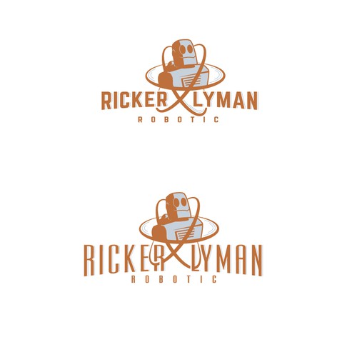 Ricker Lyman Robotic needs a retro Atomic Age logo Design by IvanL