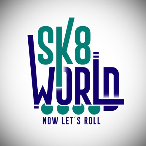 Trendy roller rink logo Logo & brand identity pack contest