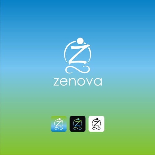 Zenova Logo: Revolutionary suite of health and wellness mobile apps Design by herudako