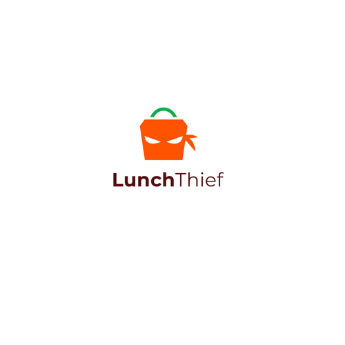 LunchThief Mobile App Logo Design by Striker29