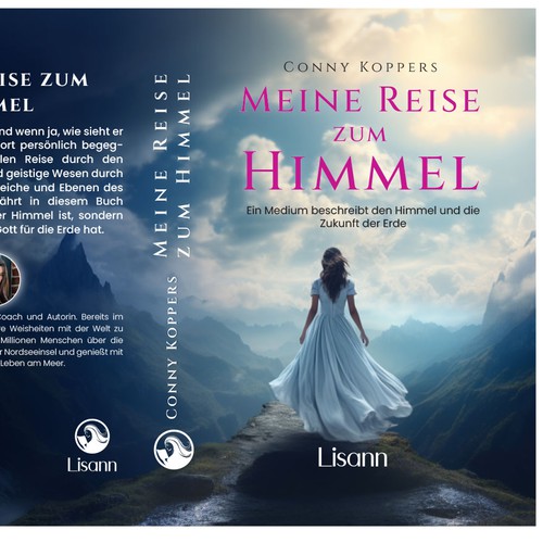 Cover for spiritual book My Journey to Heaven Design by Brizine