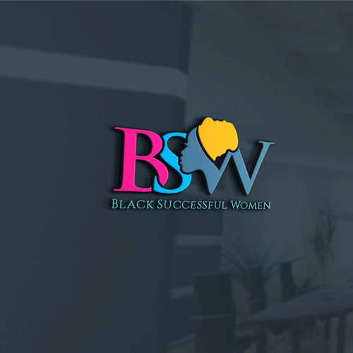 Upscale logo for the successful Black woman who wants to level up personally and professionally Design réalisé par DCdesign™