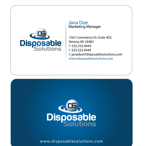 Disposable Solutions  needs a new stationery Design by Umair Baloch