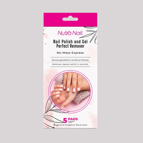 Nutra Nail Gel Remover Design by H_IMAM