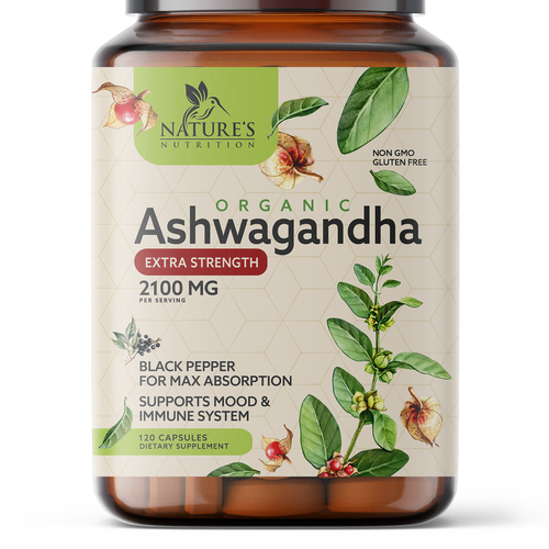 Ashwagandha Design Needed for Nature's Nutrition Design by artiss03