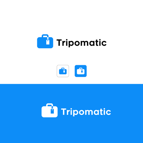 New logo for rebranding a trip planning app Design by #RDWN