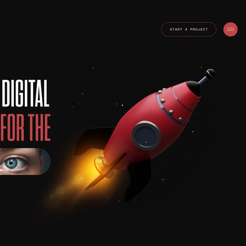 Modernized Rocket Graphics Design Branding Asset Design by Khalid-art