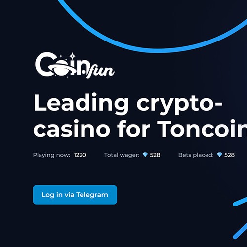 Coin.fun – Crypto Casino/Gambling Logo Design by DIAZ BROTHERS