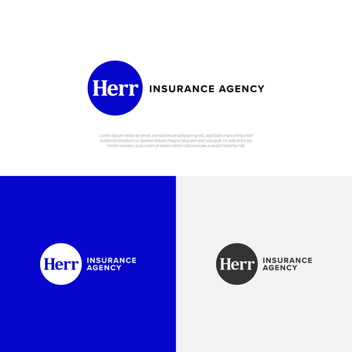 Upscale insurance agency Design by suzie