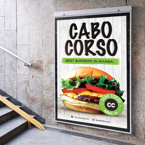 Billboard for Burger Company Design by Sankkartist