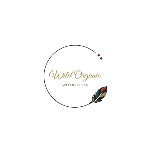 wild organic spa needs a classy modern logo. I attached my visions and colours as a guide line. :) Design by Miss Morgan Designs