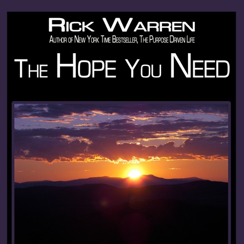 Design Rick Warren's New Book Cover Réalisé par M's Designs