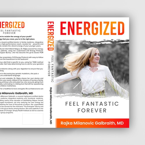 Design a New York Times Bestseller E-book and book cover for my book: Energized デザイン by icon89GraPhicDeSign