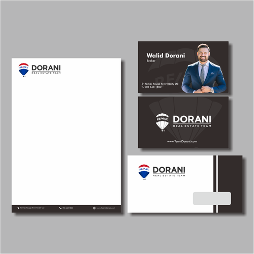 BUSINESS CARD, LETTERHEAD & ENVELOPE Design by lumipallo