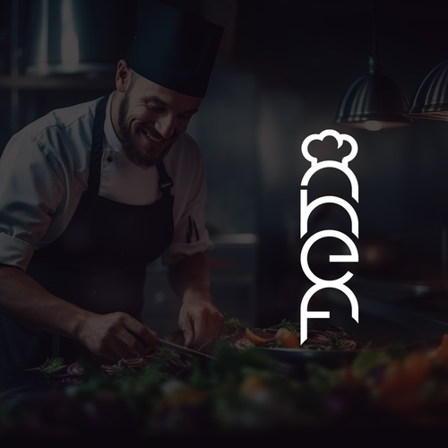 "CHEF": Food & Cooking Social Media Logo Design by reflect the style ™