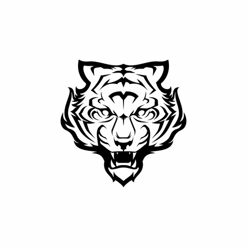 Design di ➤ TIGER HEAD LOGO (Black) di indraDICLVX