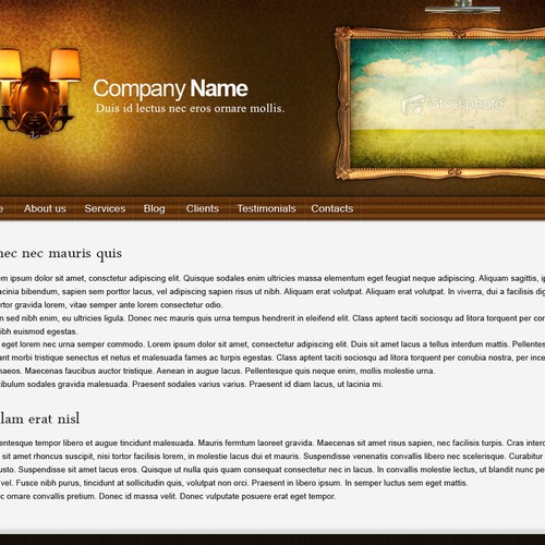 1-3 Page Website Template Design von kpp0209