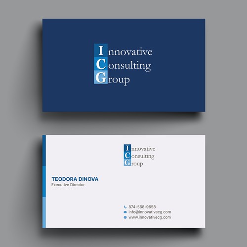 Design di ICG Business Cards di Hasanssin