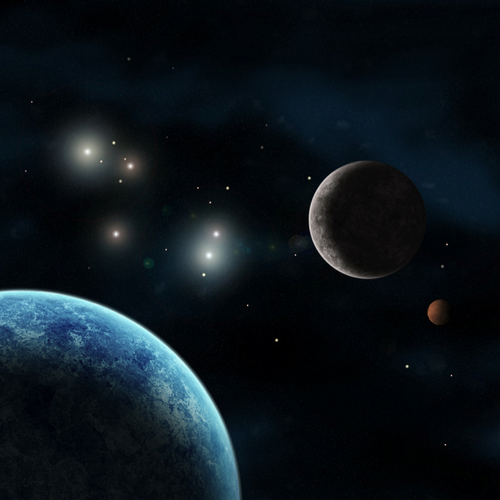 New art or illustration wanted for iPhone Exoplanet App Diseño de Danielparrdesign