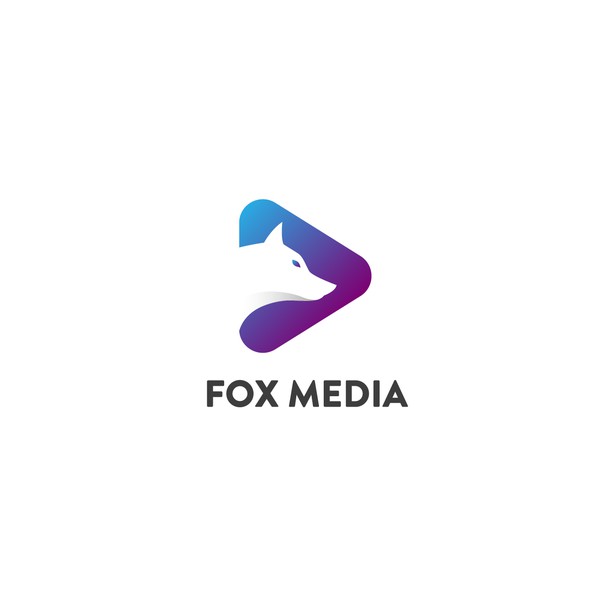 modern logo design for Fox Media