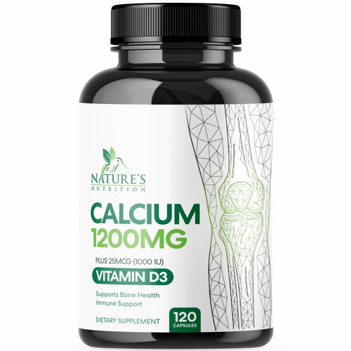 Calcium Plus Vitamin D3 Design Needed for Nature's Nutrition Design by GenScythe