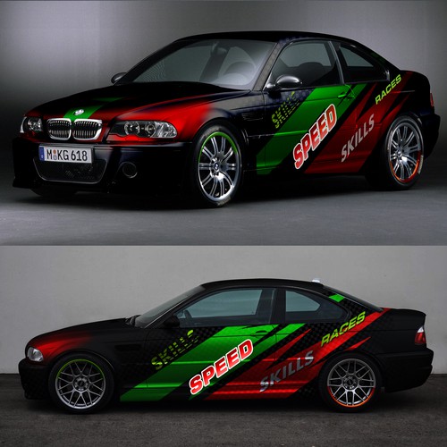 BMW E46 Touring - Supreme  Car wrap design, Bmw, E46 touring