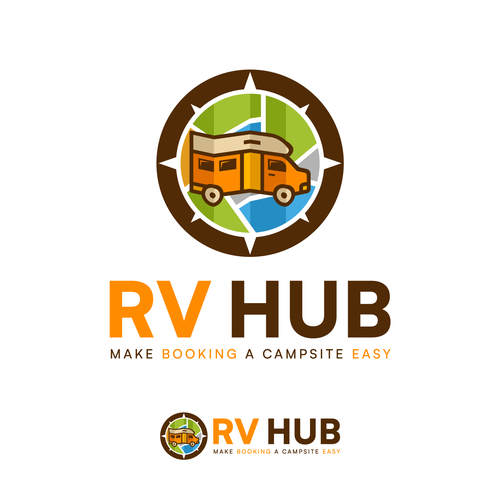 Designs | RV Hub, a campsite booking company | Logo & brand identity ...