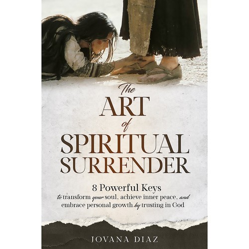 Design the Captivating Cover for 'The Art of Spiritual Surrender': A Transformational Guide on Faith Design by Nat Pearl Designs