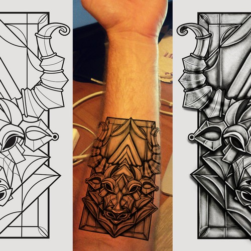 Tattoo design - check it out! Diseño de Giulio Rossi