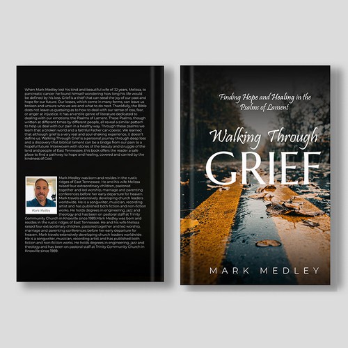 Book Cover: "Walking Through Grief" Guaranteed Winner! Design by H.Khush