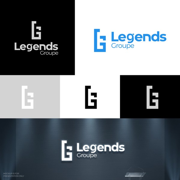 Diseño de Yassine Sardi titulado "Legends Groupe"