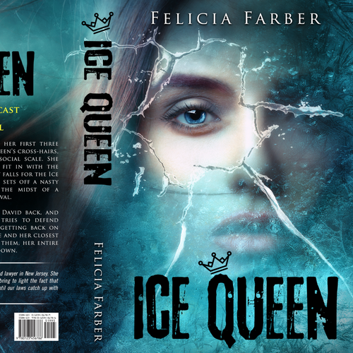 Design a book cover for a contemporary ya novel: ice queen, Book cover  contest