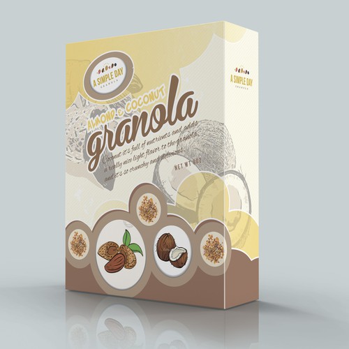 A Simple Day Granola Box Design Design by ilonaGi