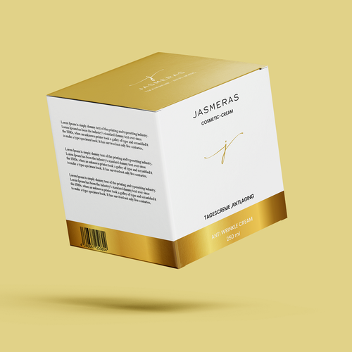 Packaging design for a cosmetic-cream required Design réalisé par Fast Studio⚡