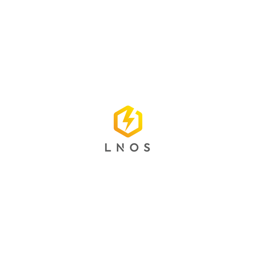 Lightning logo for Blockchain startup (LNOS) Diseño de King Cozy