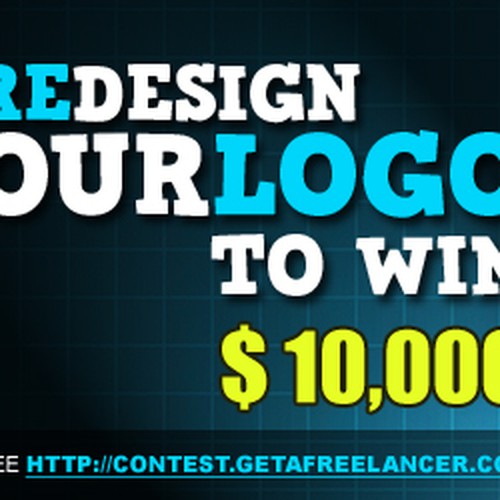 Logo / Graphic to promote US$10,000 Logo Design Competition Design by T-Bone