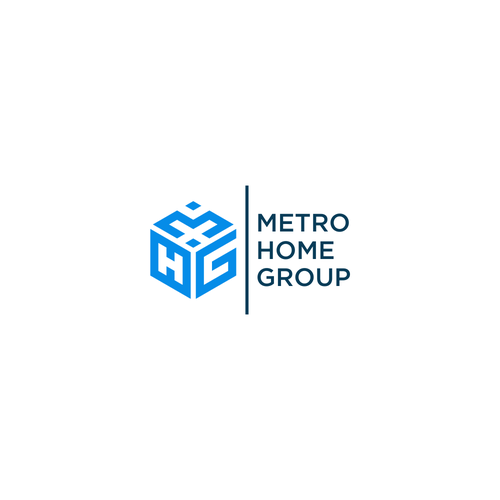 Metro Home Group Real Estate Team Logo Diseño de tanambuku.std