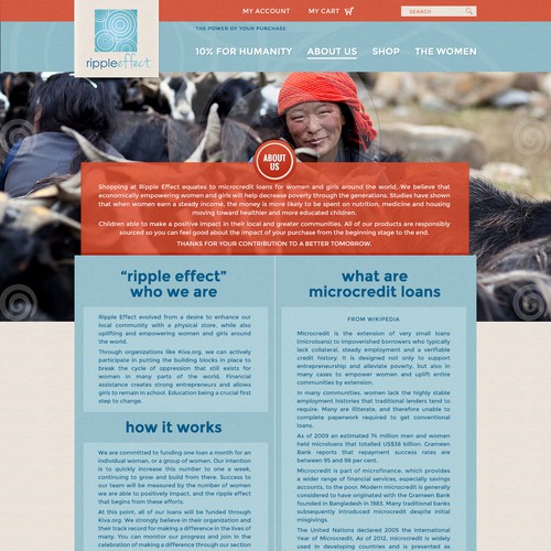 Designs | Ripple Effect needs a new website design | Web page design ...