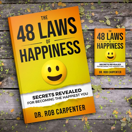 Design a fun and playful cover for a secrets to happiness book Design by Sam Arts Studio