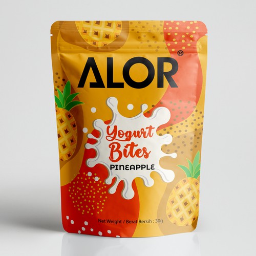 ALOR Yogurt Bites Design por Nirmana92