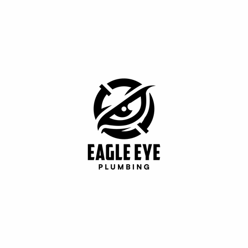 Eye catching and very marketable logo for plumbing company. The company name is Eagle Eye Plumbing Design by Ikan Tuna