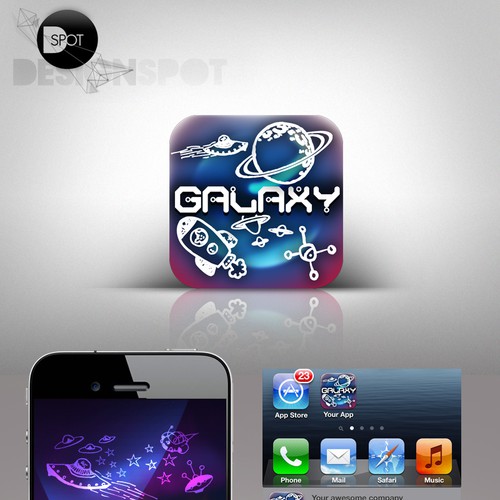 iOS Space Game Needs Logo and Icon Diseño de designspot