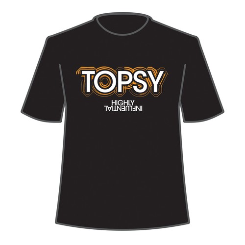 T-shirt for Topsy Ontwerp door smallprints