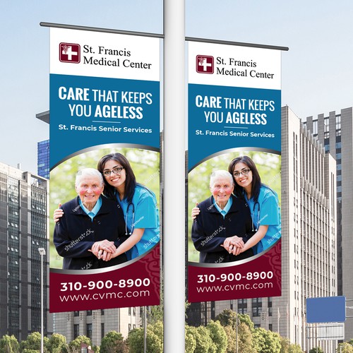 Design a banner that attracts older adults & families to use our specialized senior care & services Design réalisé par Sketch Media™